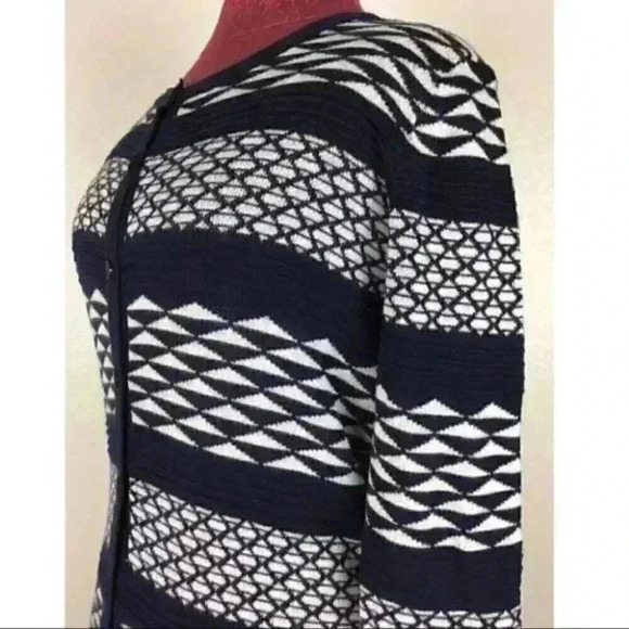 New Merona Cardigan Sweater Size Xs Geometric NWOT - Picture 5 of 8